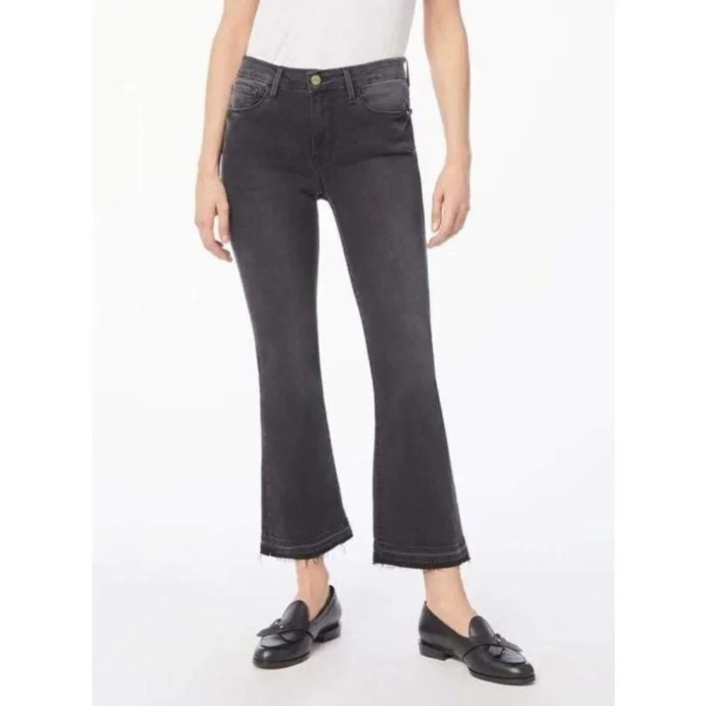 Frame Le Crop Mini Boot Jeans – Mardel Wash, Released Hem, Size 28